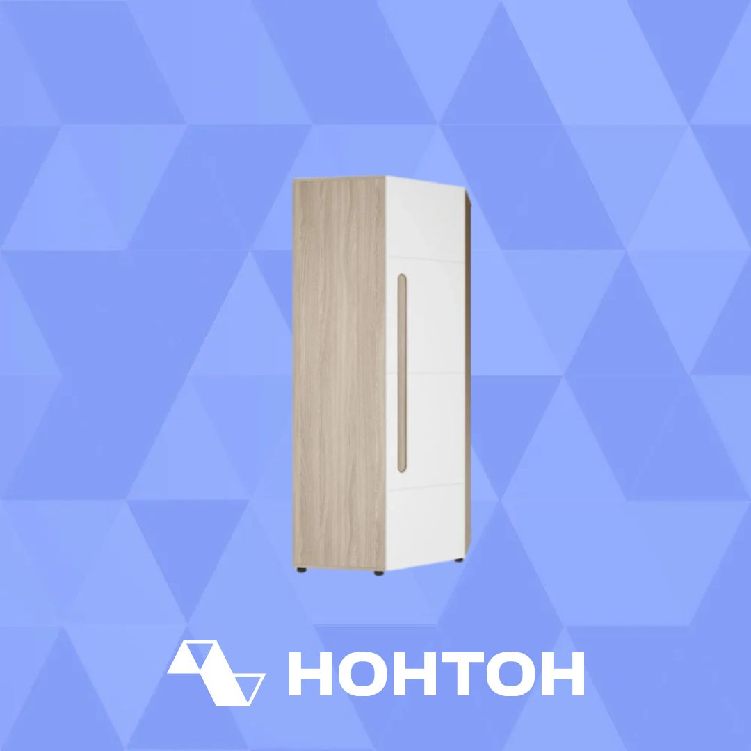 Шкаф угловой Палермо-3 ясень шимо светлый / белый глянец