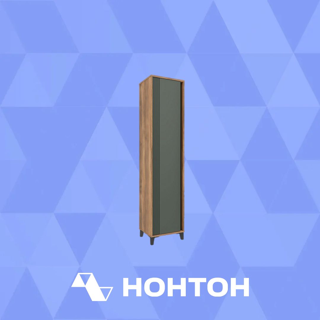 Пенал Богемия дуб барокко / зеленый