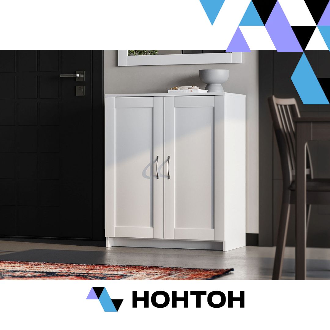 Комод с дверцами Сириус белый