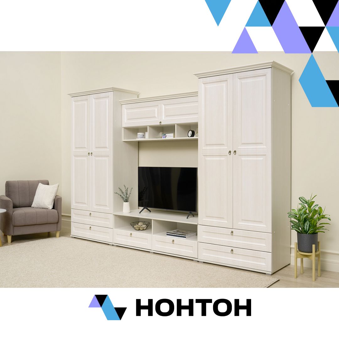 Стенка Престиж-1 №4 cандал светлый