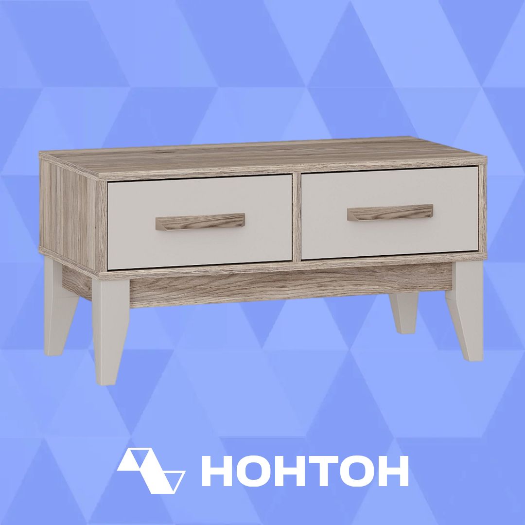 Тумба Скандика дуб смоки / кашемир