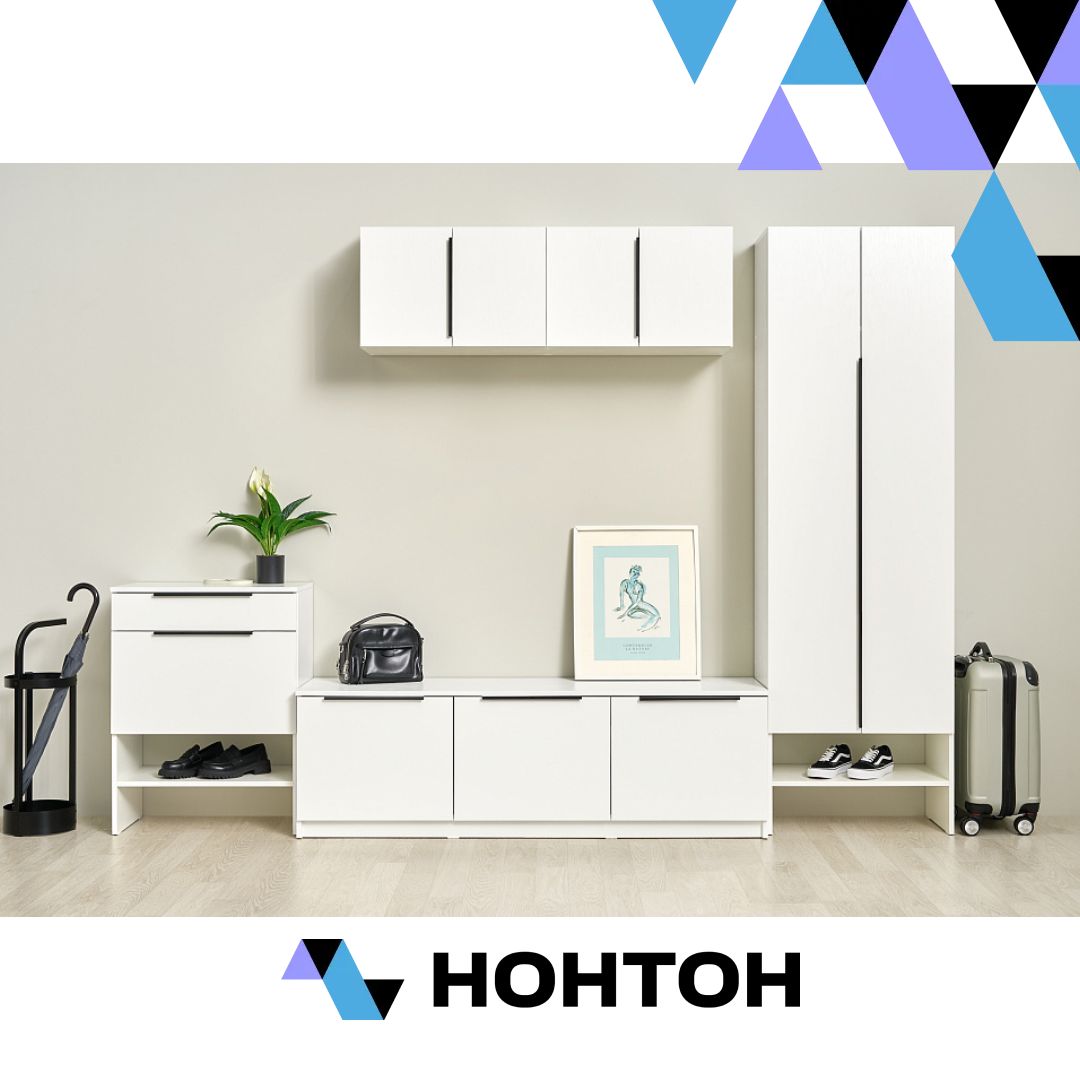 Прихожая Тивина №3 белый текстурный