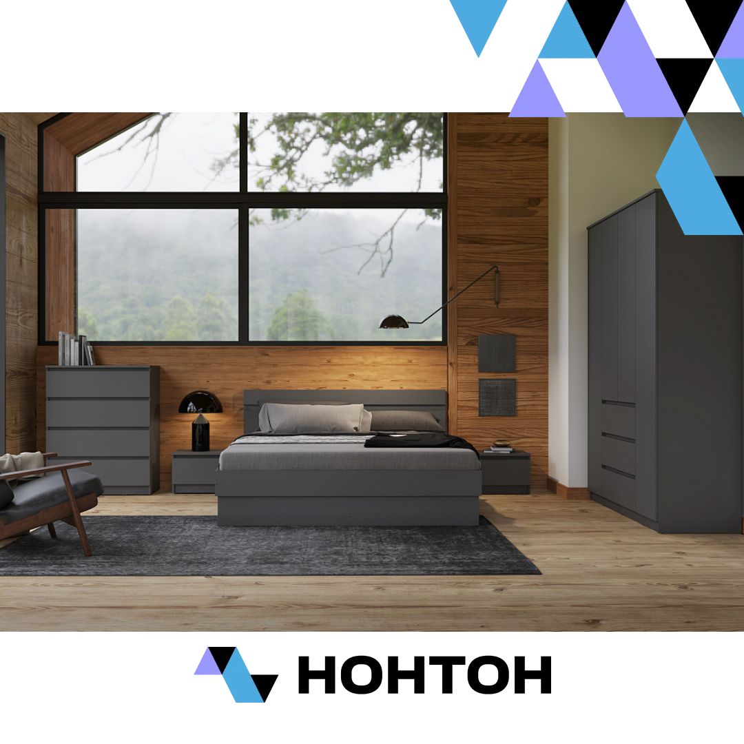 Спальный гарнитур Челси №2 графит