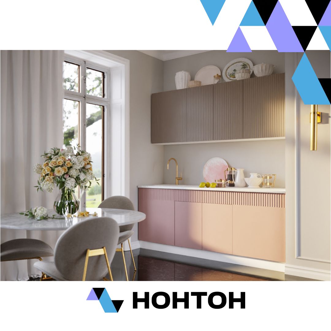 Кухня Оливия 2.0 м шарли мокко / шарли pink