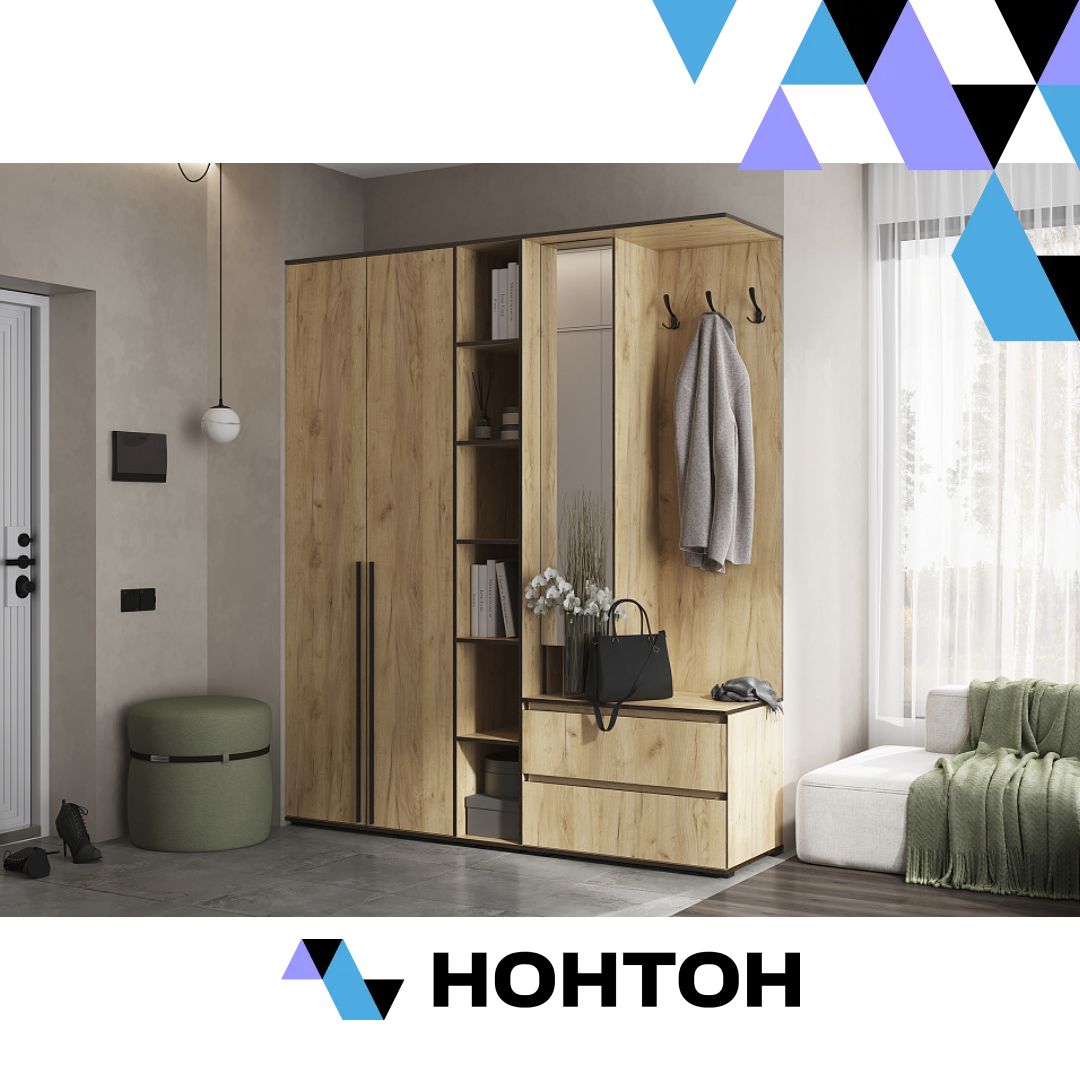 Прихожая Норд №3 дуб крафт