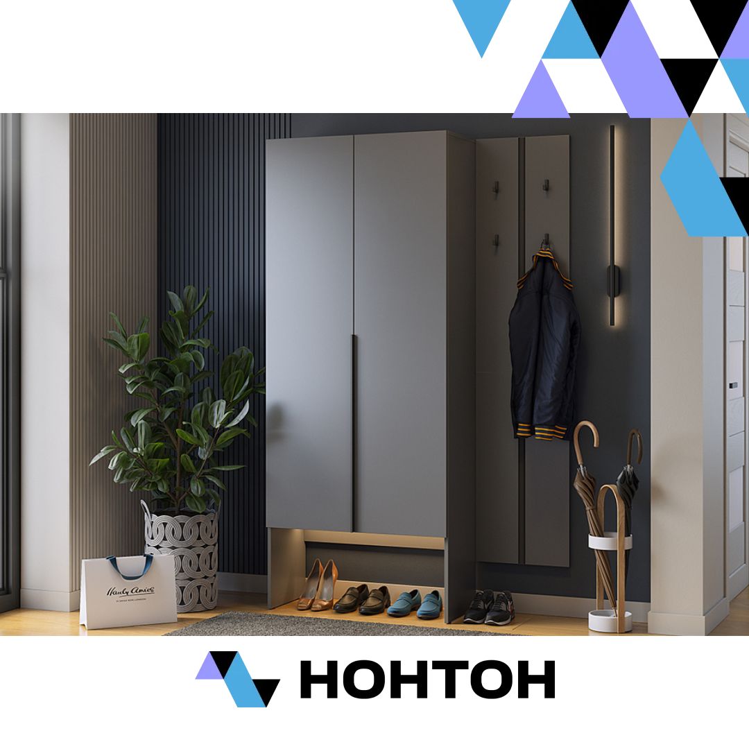 Прихожая Мебельсон К27 графит