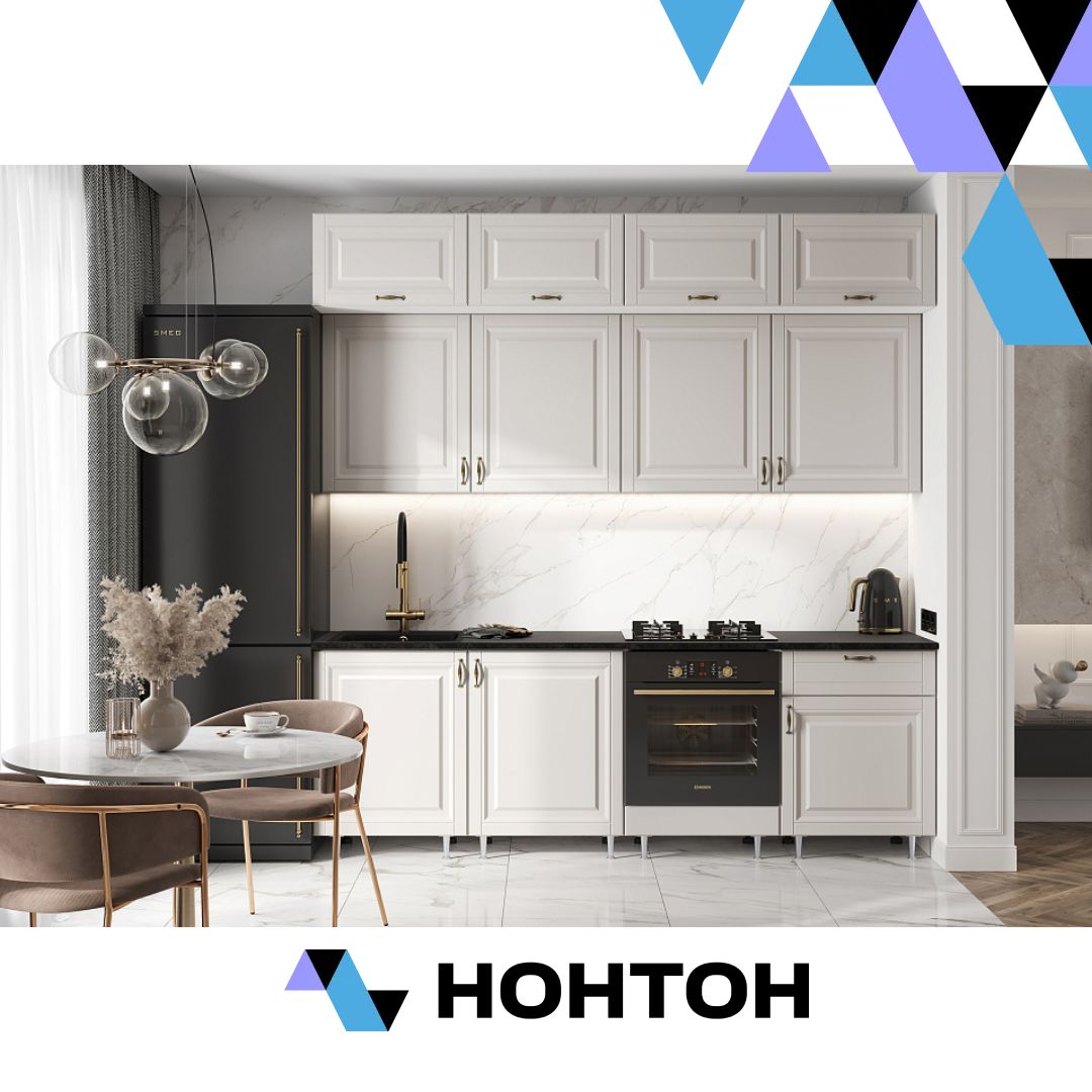 Кухня Престиж 2.4 м браш лайт грей