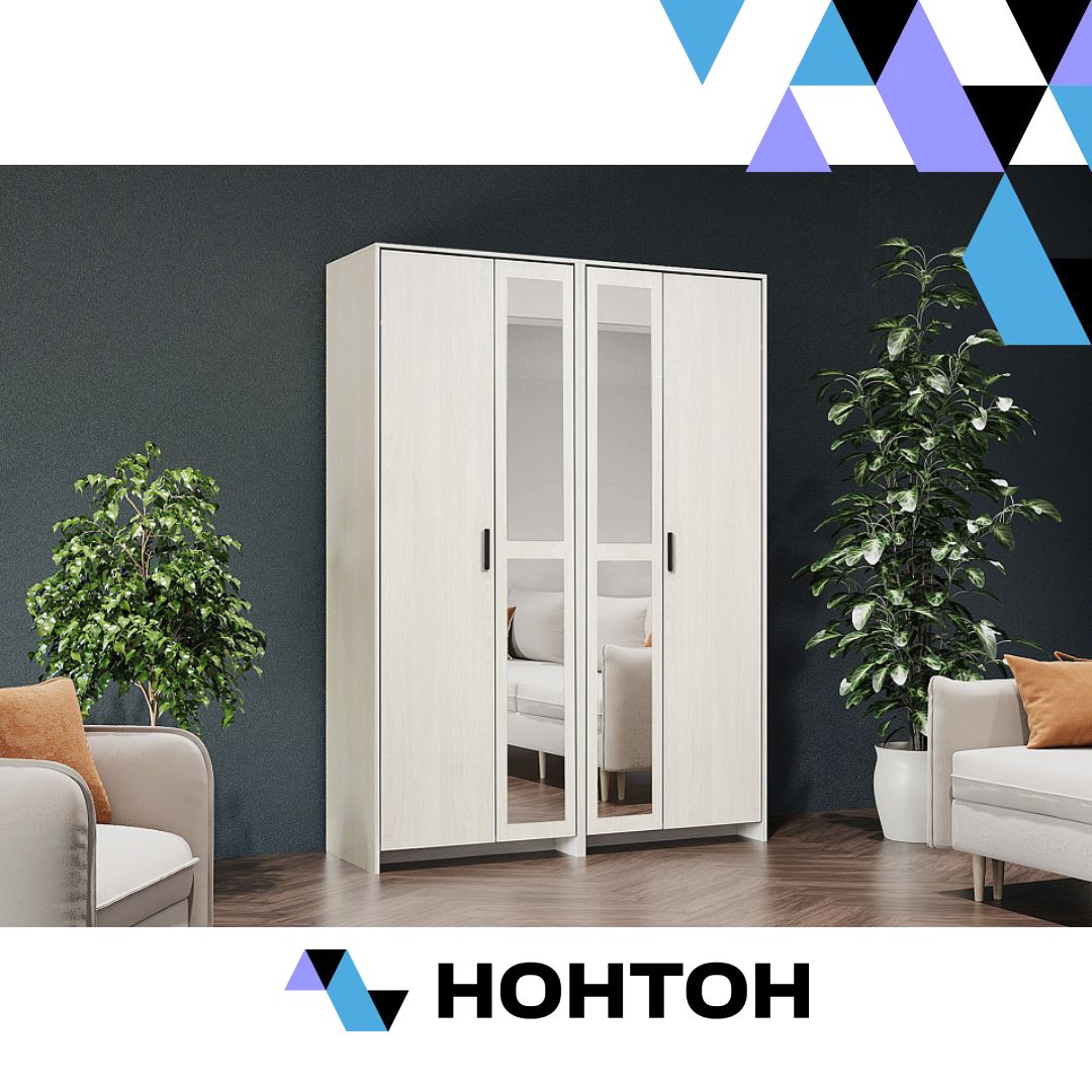 Комплект шкафов Глория 1.4 м ясень анкор светлый