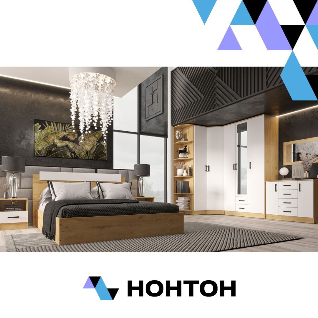 Спальня Эко №2 дуб вотан / белый