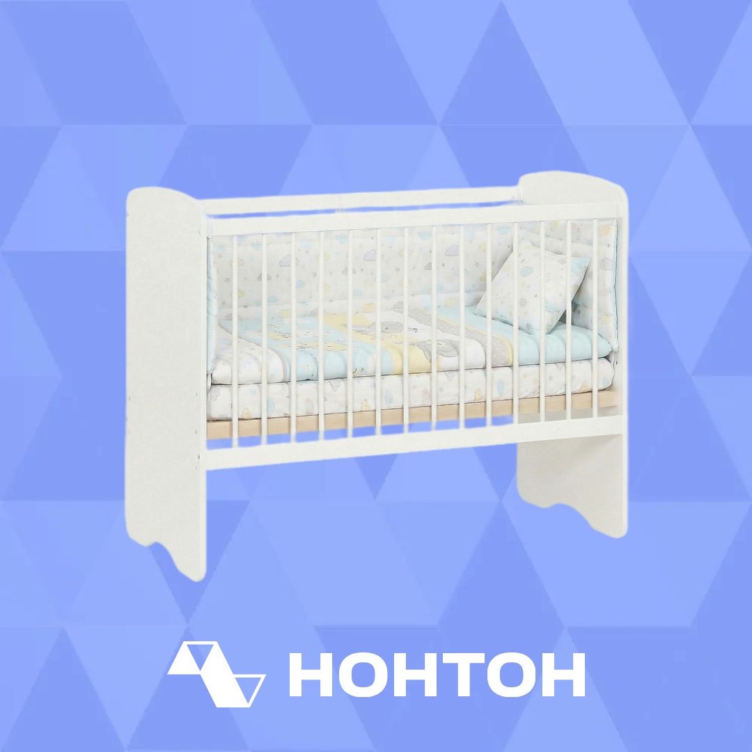 Кровать детская Неви белая