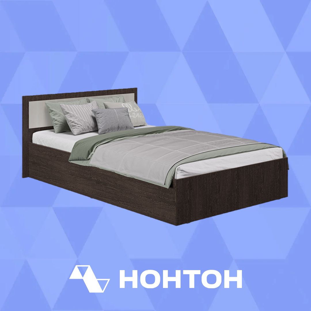 Кровать односпальная Фиеста венге / лоредо