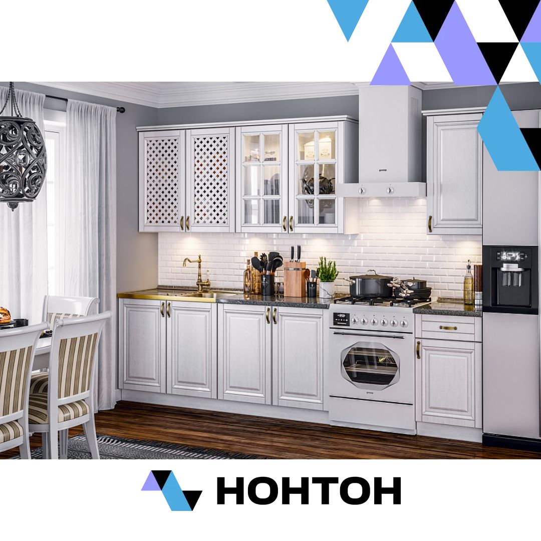 Кухня Престиж №4 2.0 м жемчуг шервуд