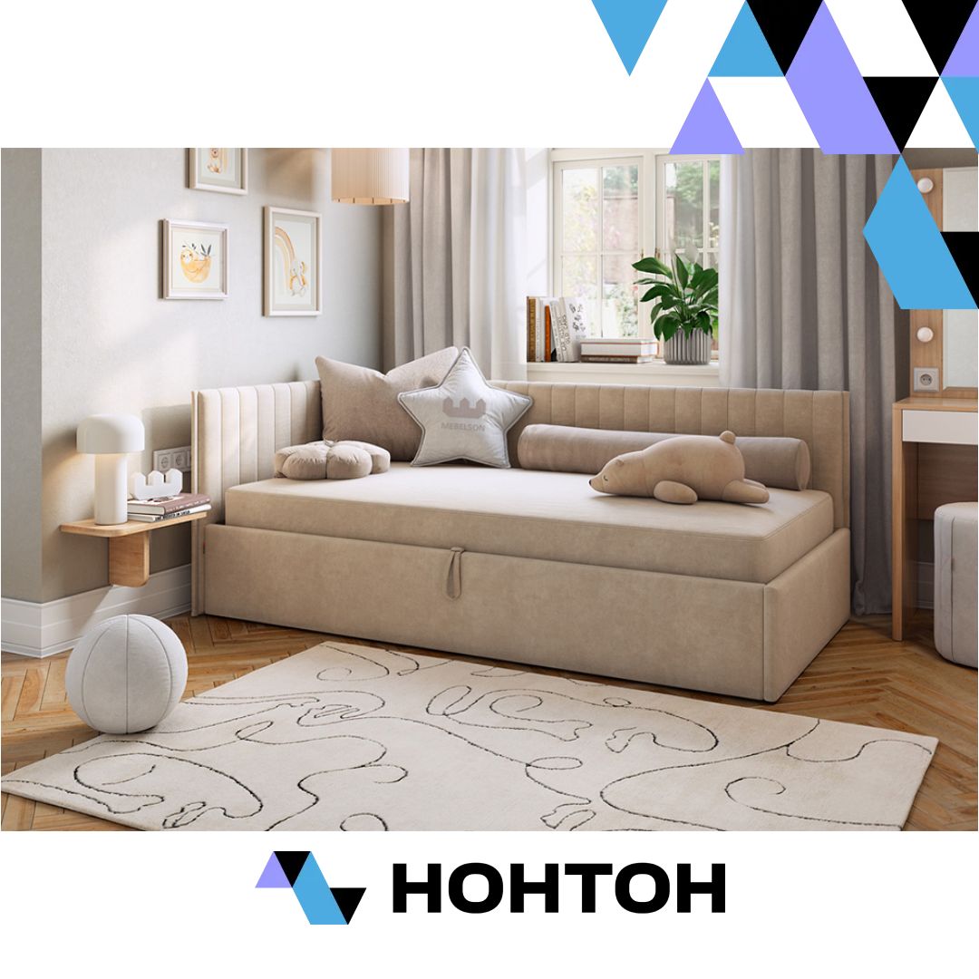 Тахта Твикс велюр латте