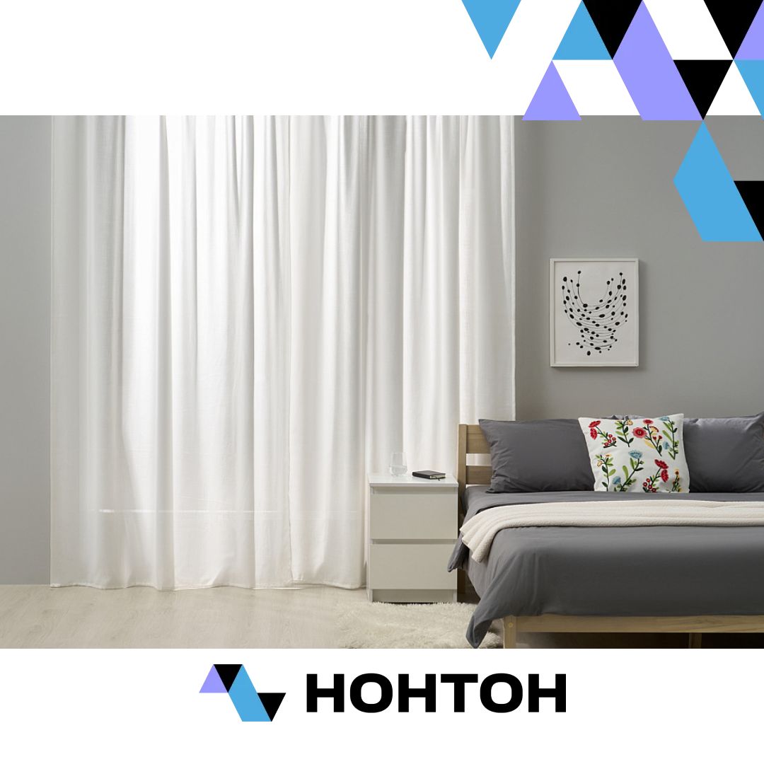 Комплект штор Тилора портьеры 145 см, в. 260/280 см, 2 шт., белый