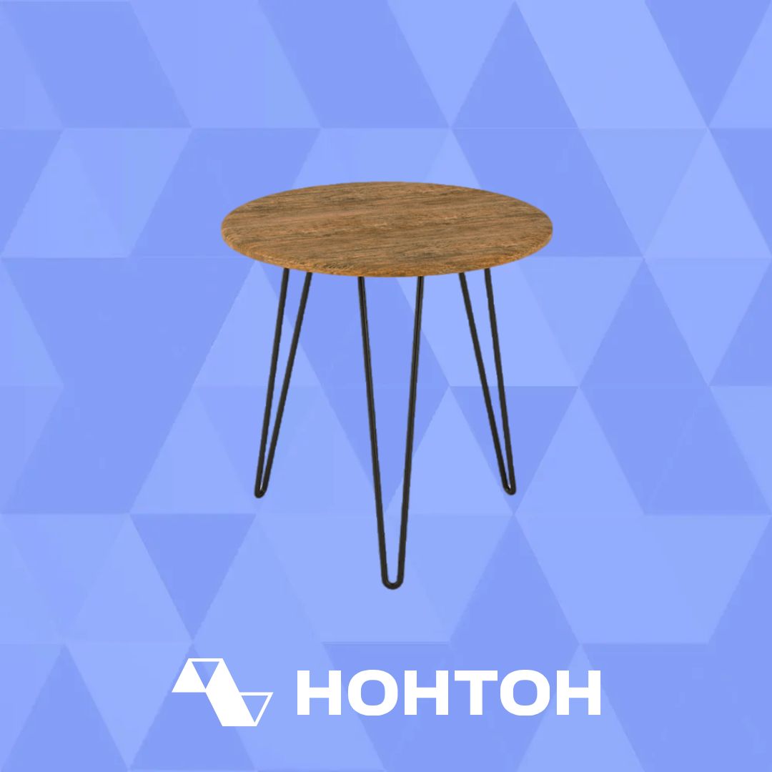 Стол журнальный Рид черный / дуб американский