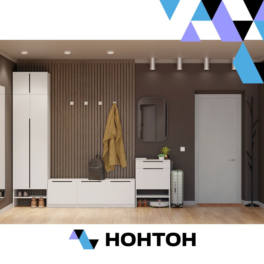 Прихожая Тивина №2 белый текстурный