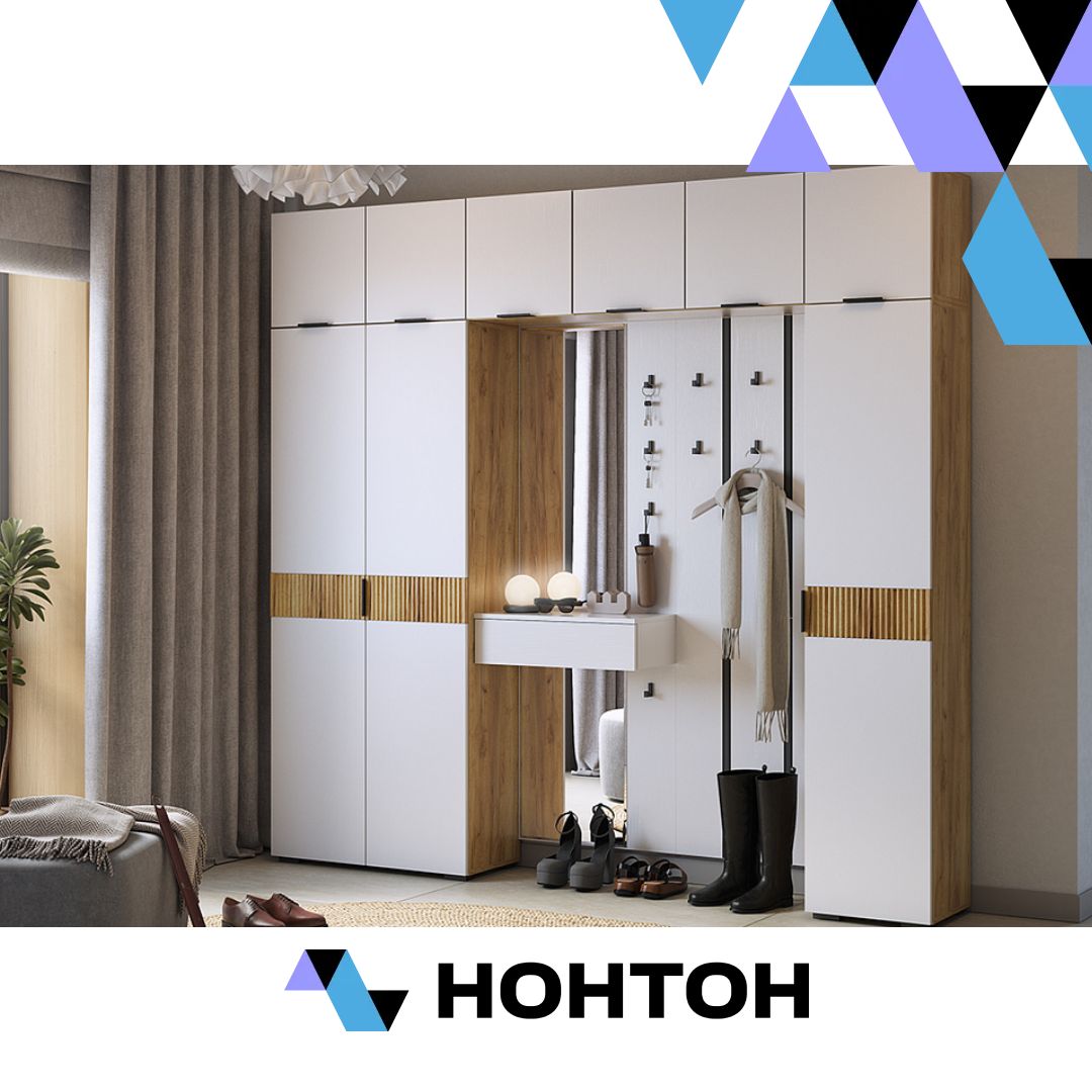 Прихожая Мебельсон К32 белое дерево