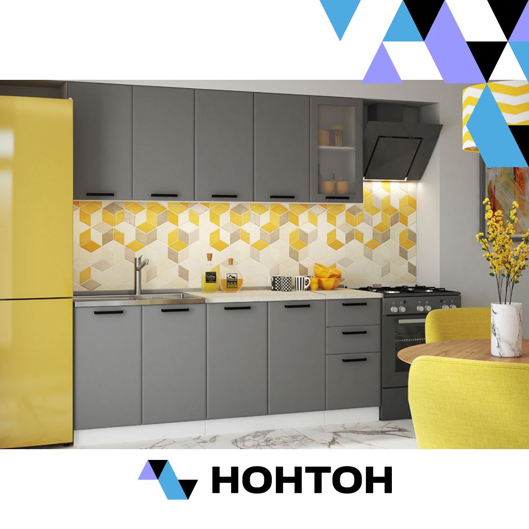 Кухня Виола Нео Классика 1.8 м матовый лайт грей