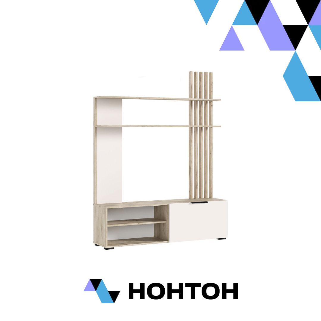 Стенка Теллин дуб крафт серый / кашемир