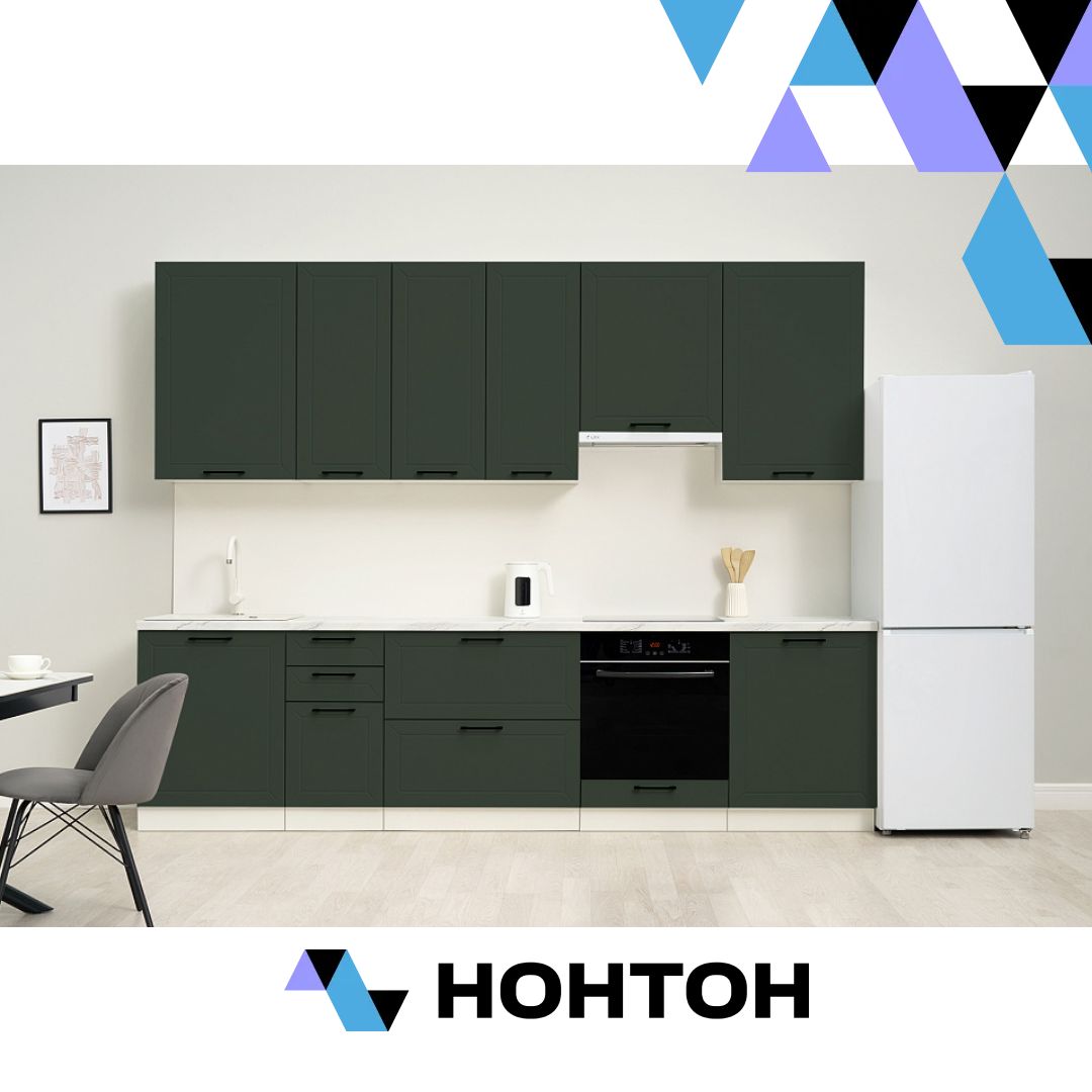 Кухня Кёльн софт пихтовый зеленый