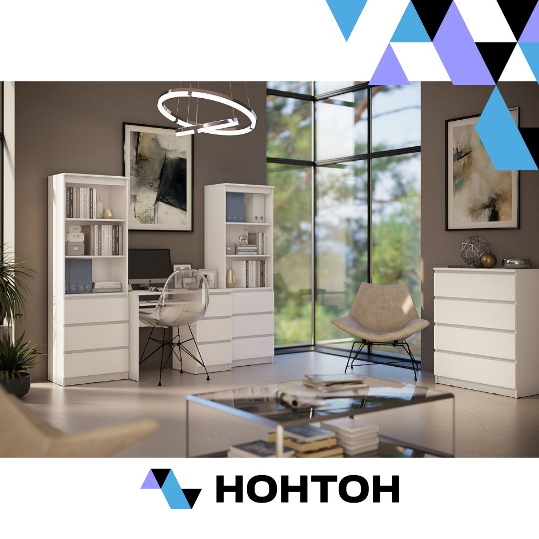 Рабочая зона Челси  белый / белый глянец холодный