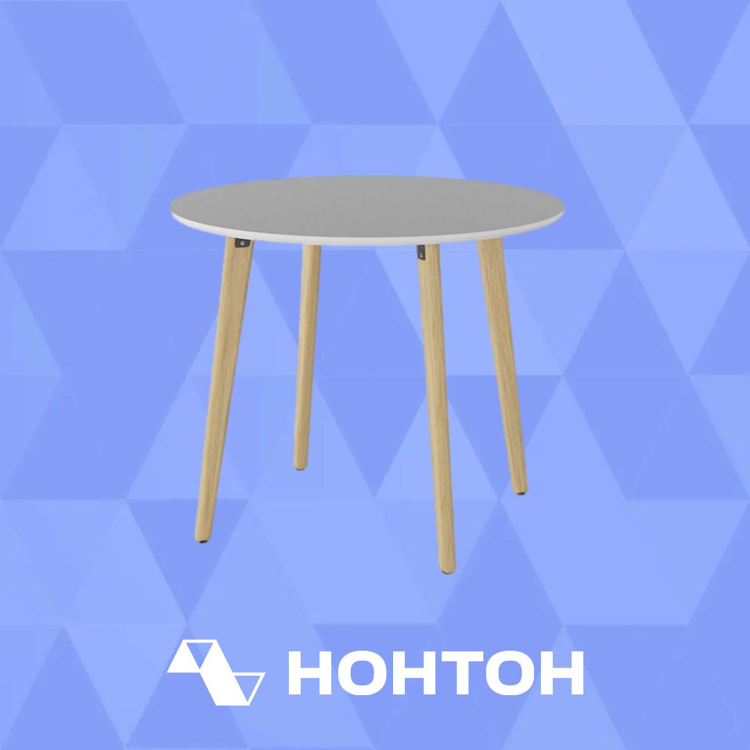 Стол обеденный Морган белый / дуб янтарный