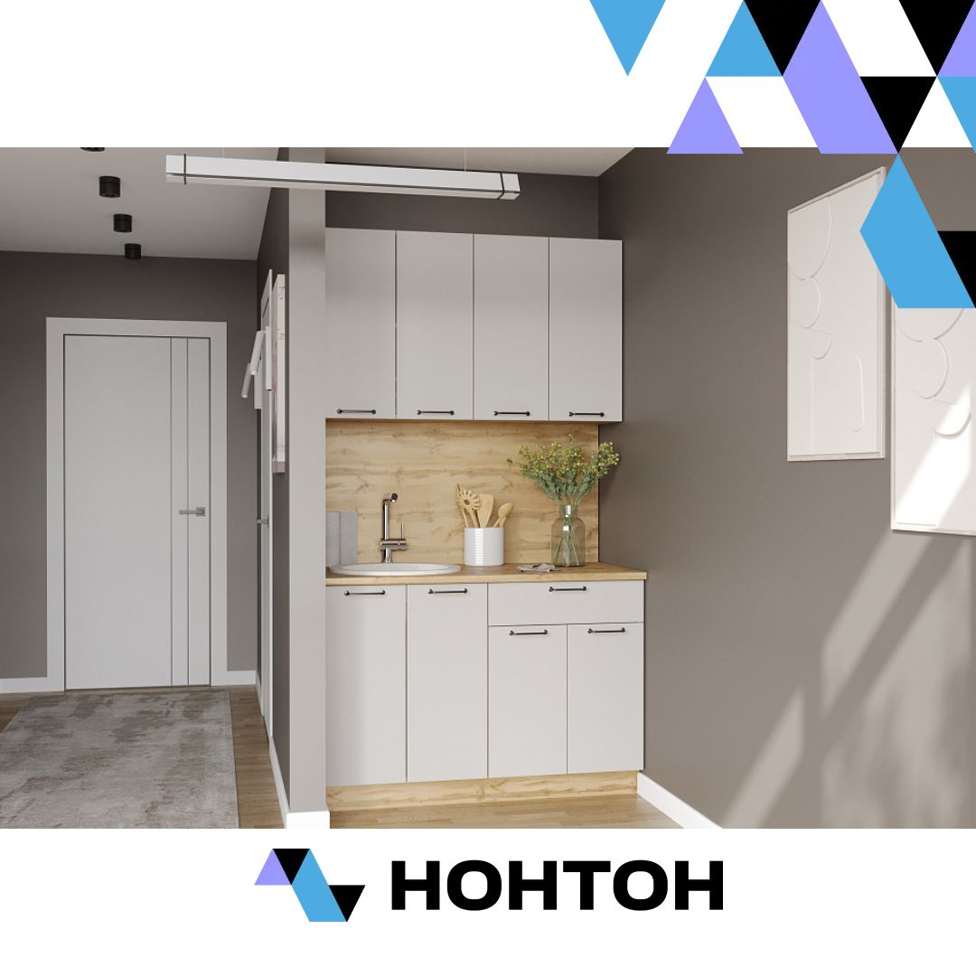 Кухня Валерия серый