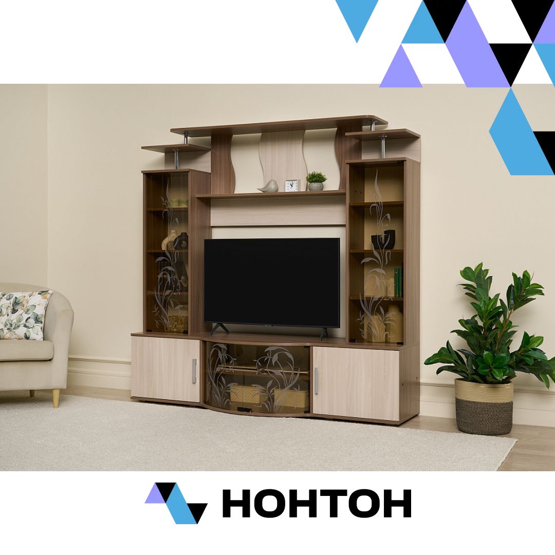 Стенка Виста ясень шимо светлый / ясень шимо темный