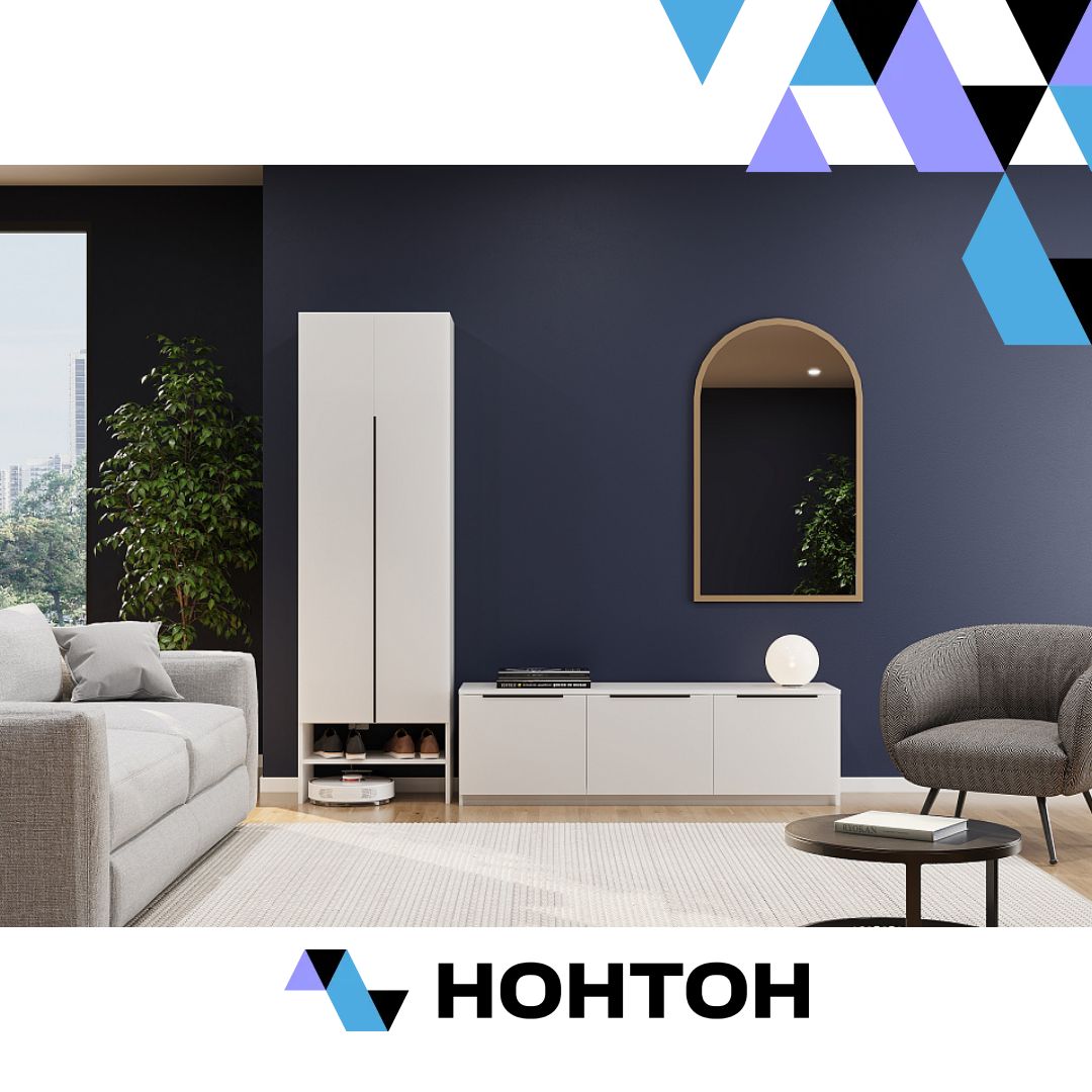 Прихожая Тивина №6 белый текстурный