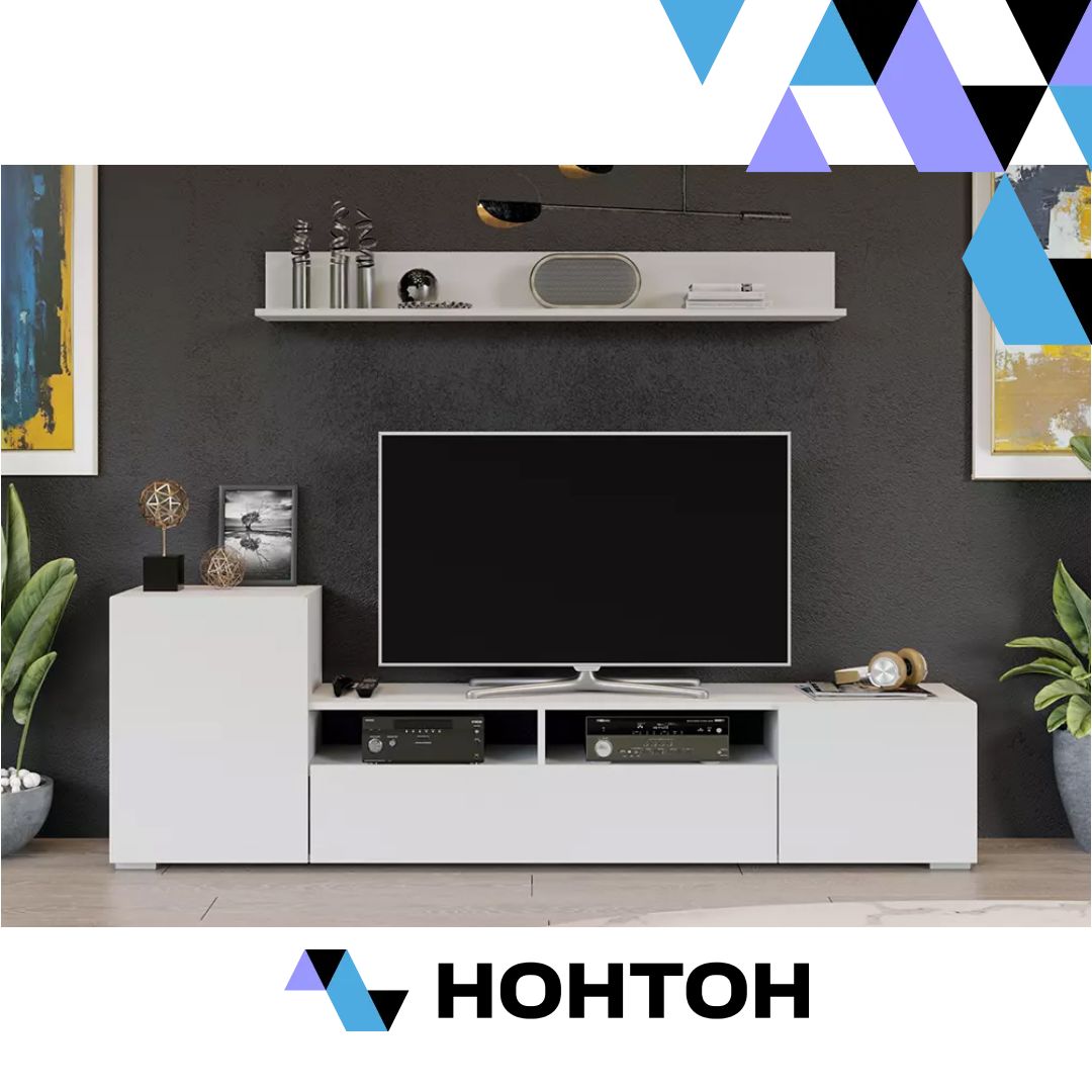 Гостиная Сильвия белый ясень