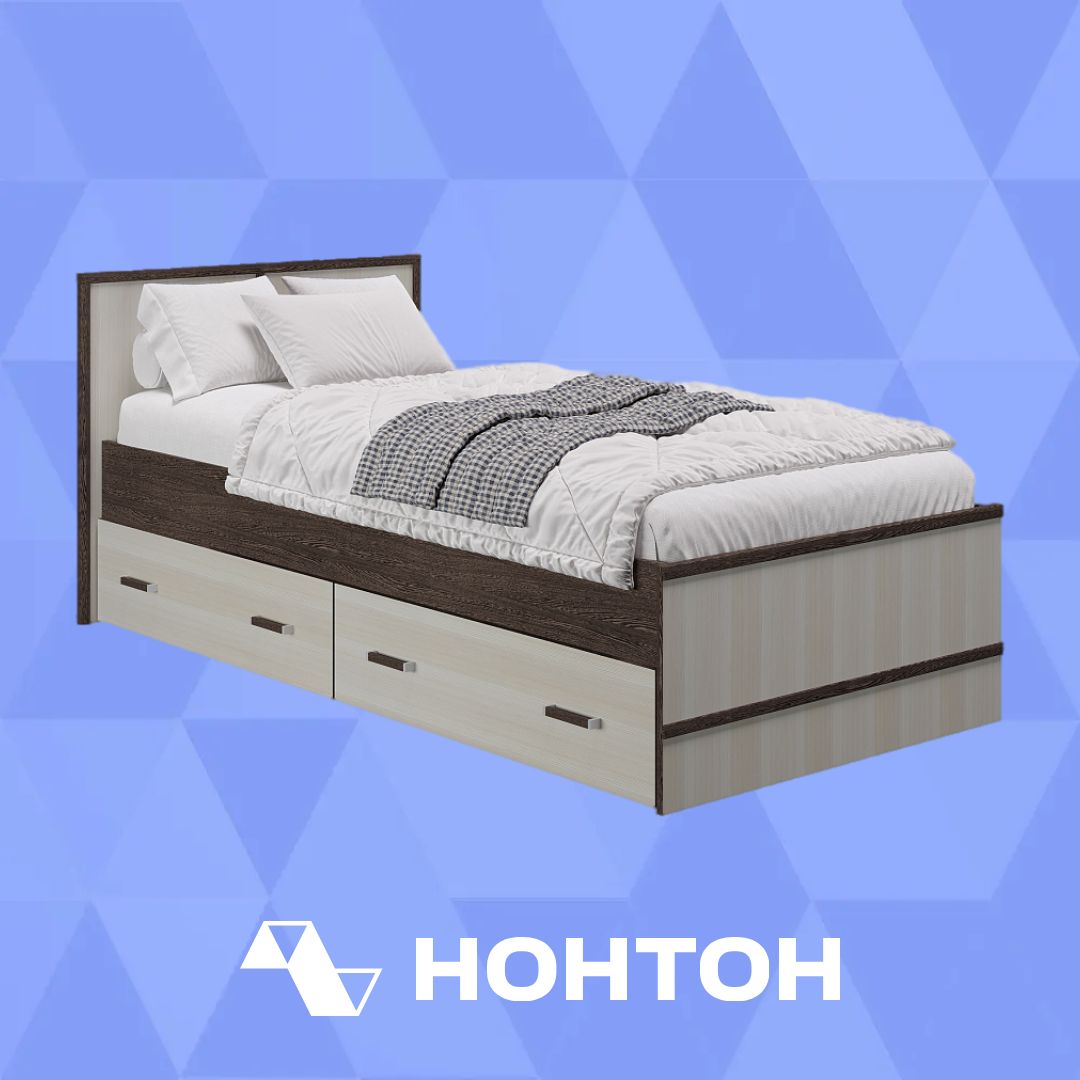 Кровать Сакура 0.9 м венге / лоредо