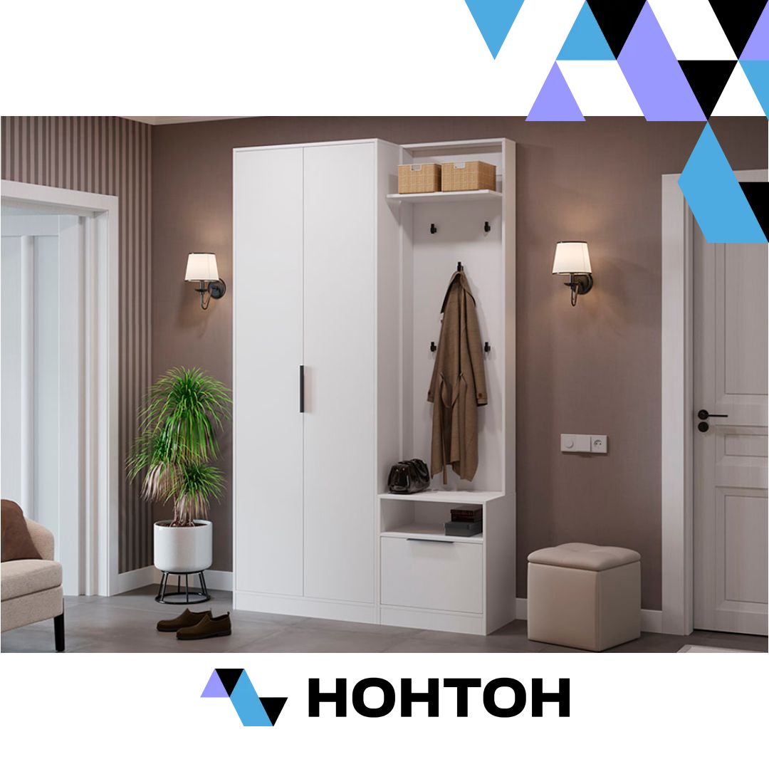 Прихожая Агата №2 белая