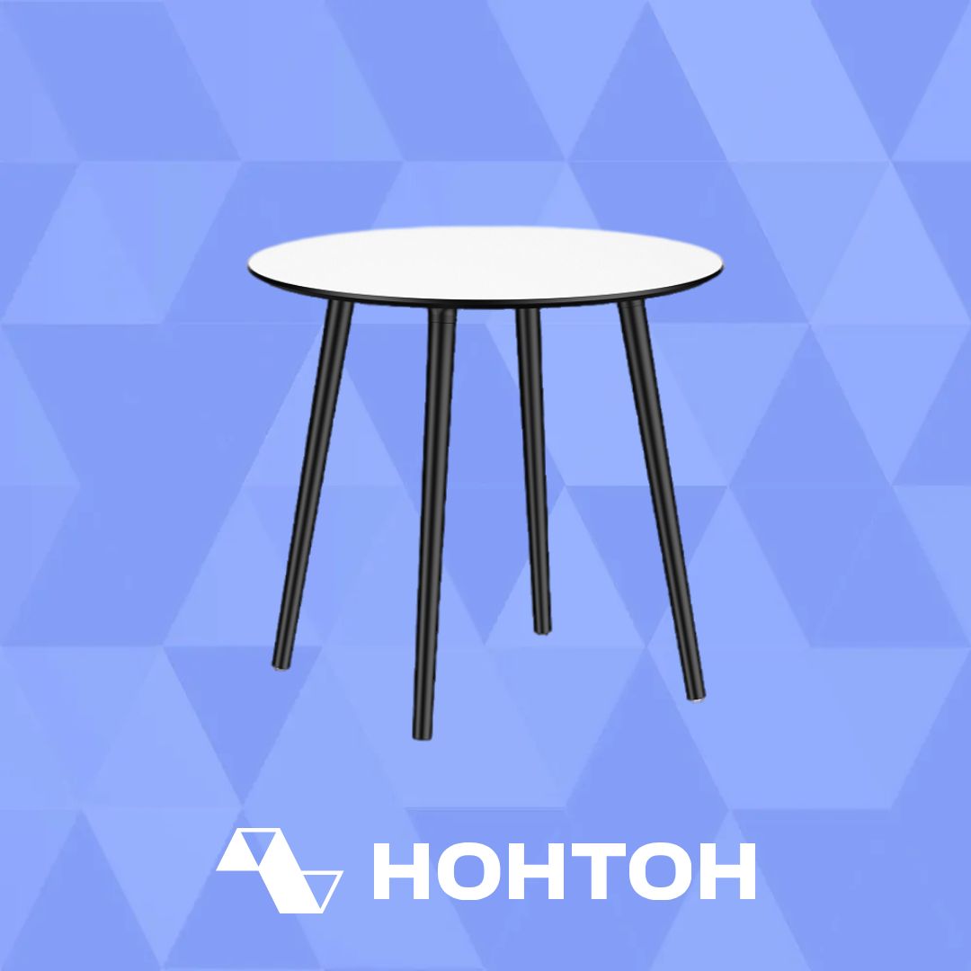 Стол обеденный TEYA черный / белый