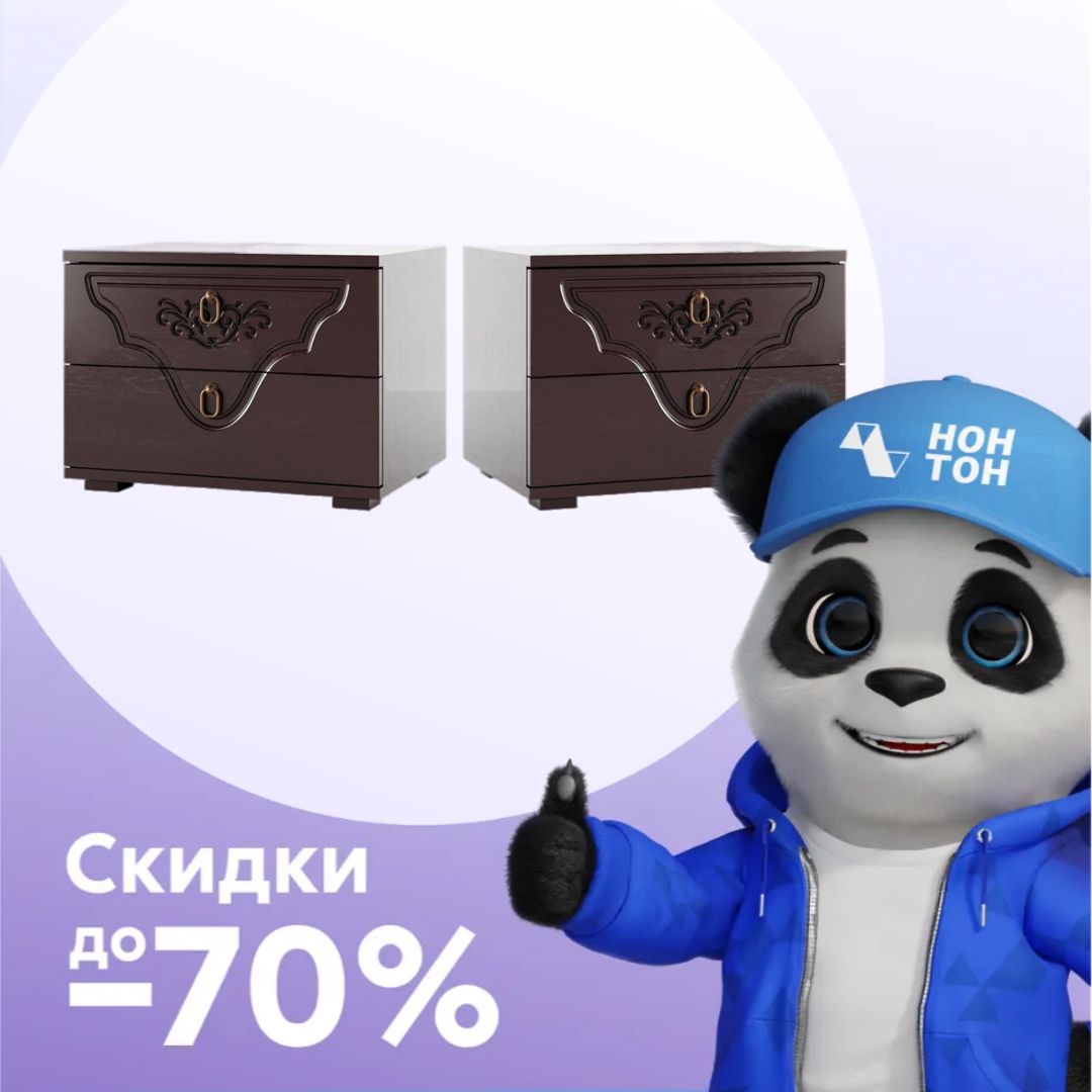 Комплект тумб Престиж венге / шоколад