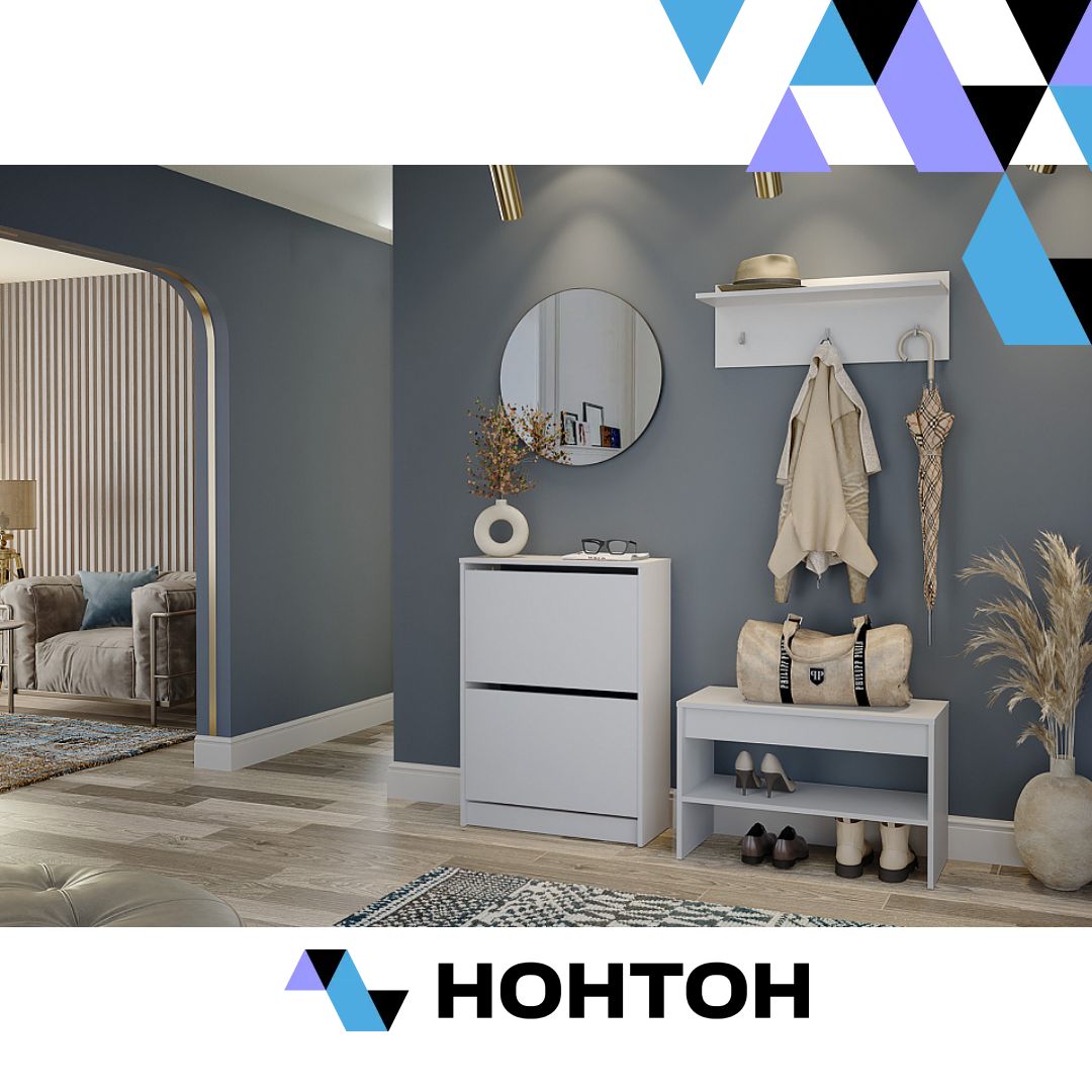 Прихожая Лофт №2 белая