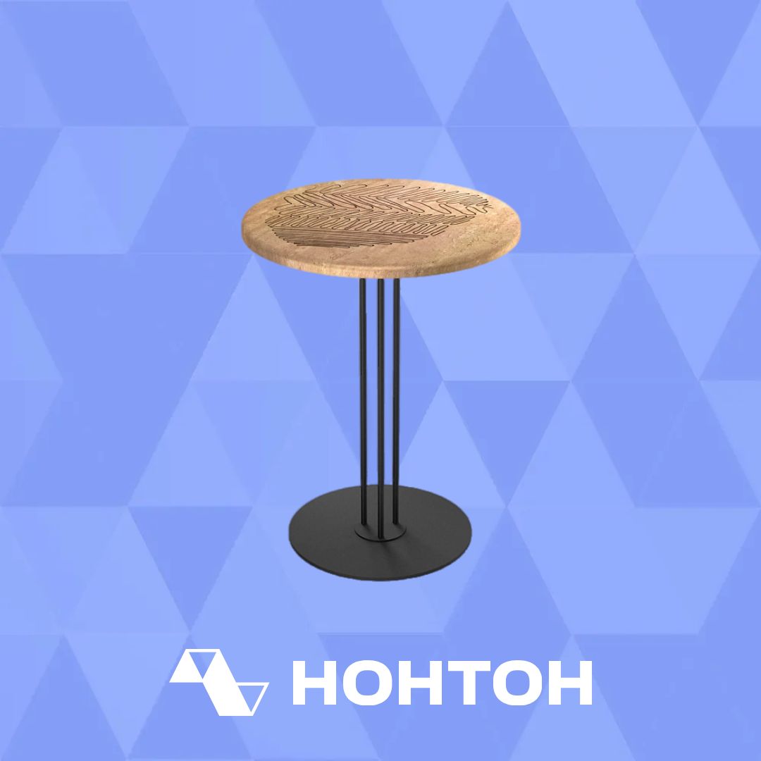 Стол журнальный SHT-CT44-1/H43 тирион / черный муар