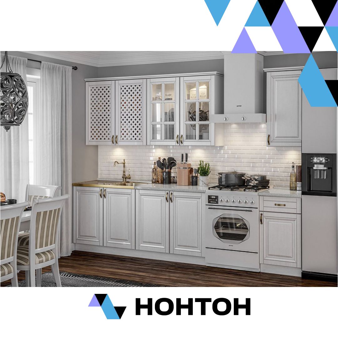 Кухня Престиж №4 2.0 м жемчуг шервуд