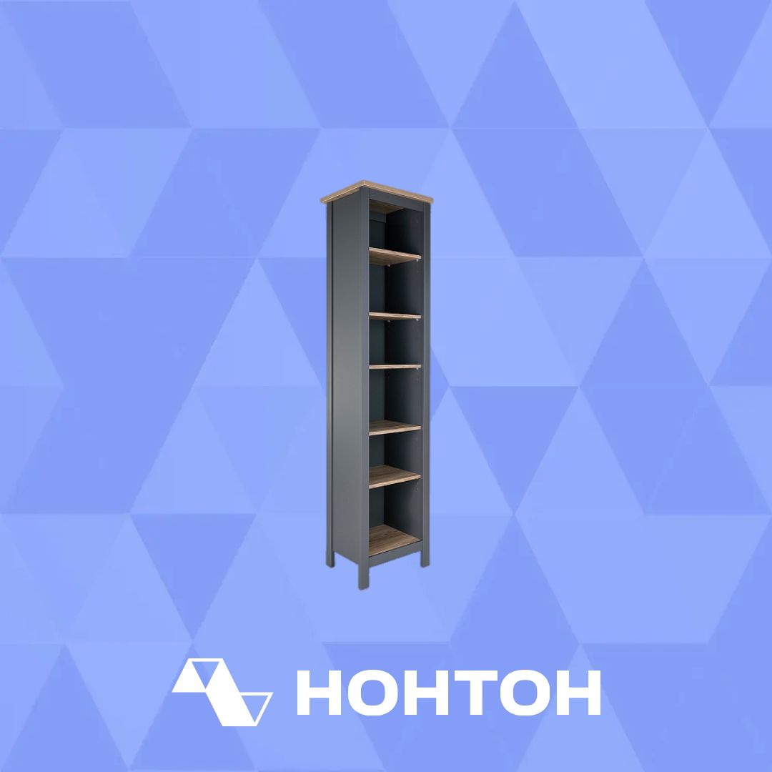 Стеллаж Сага ясень / серый