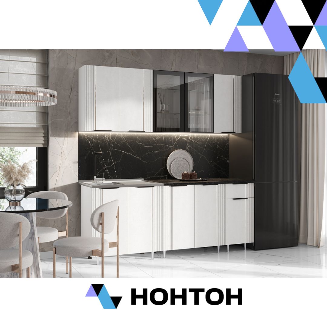 Кухня Виктория 2.0 м пластер бьянко