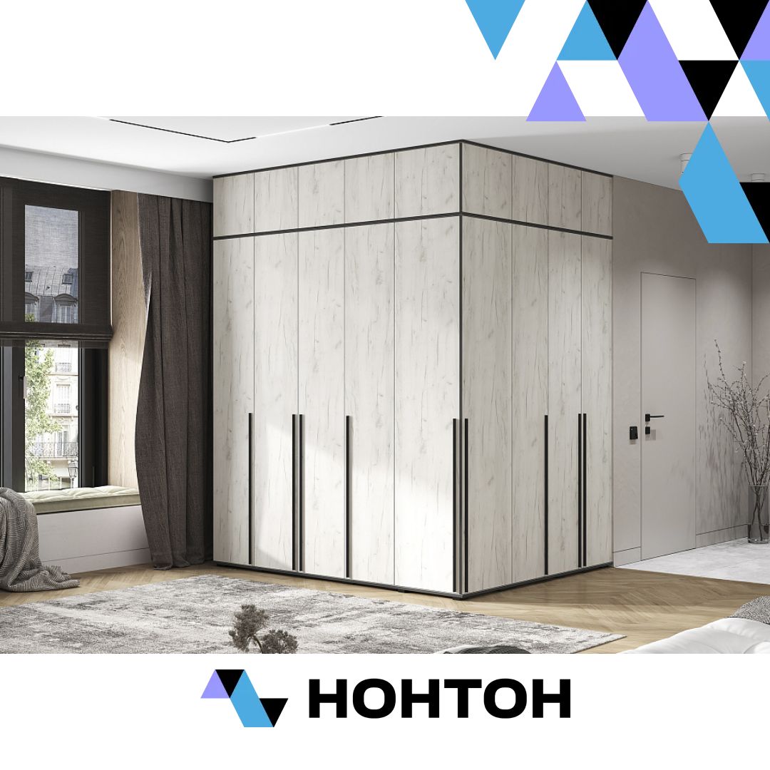 Комплект шкафов с антресолью Норд №2 дуб крафт белый