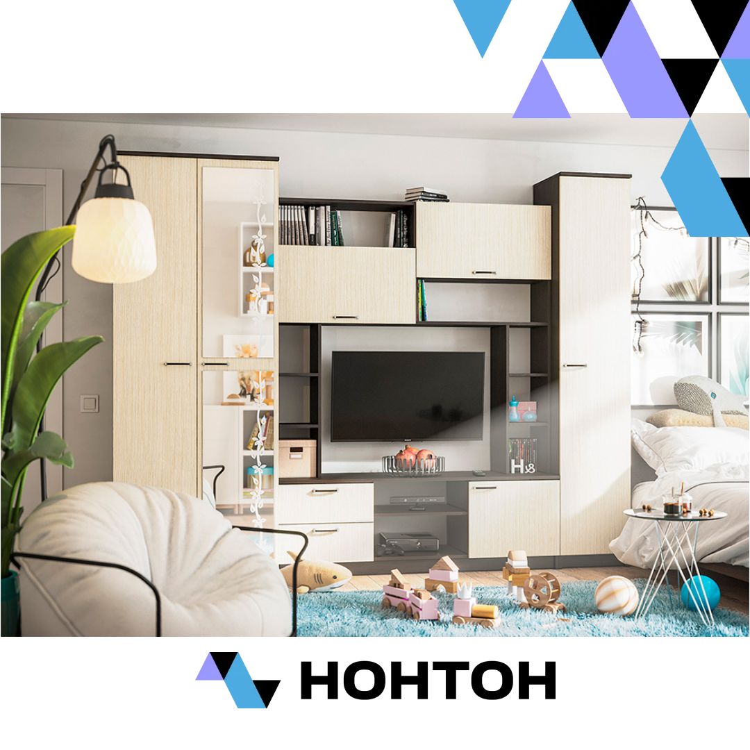 Стенка Марта-11 венге / дуб белфорд