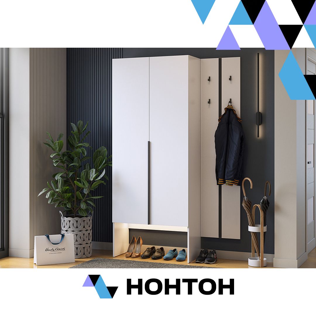 Прихожая Мебельсон К27 белое дерево