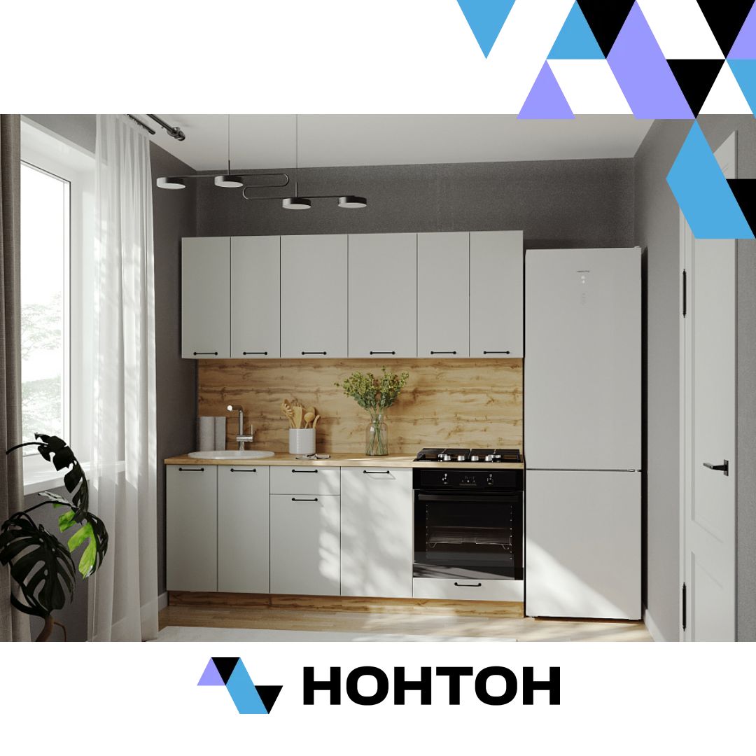 Кухня Валерия серый