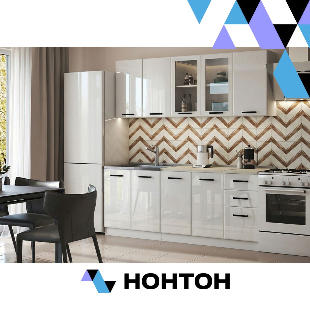 Кухня Виола Нео Классика 2.0 м глянцевый белый