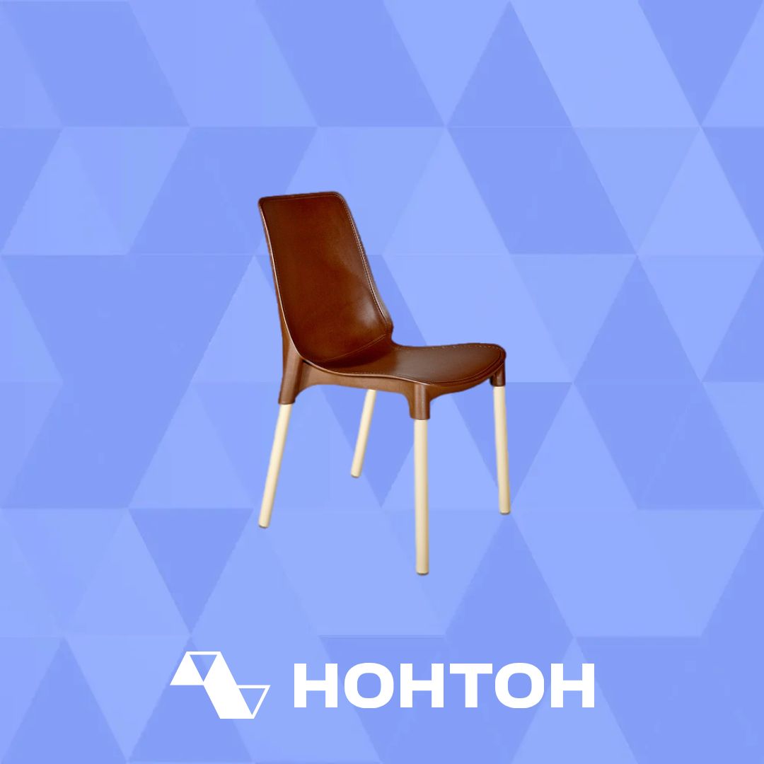 Стул SHT-S75 коричневый / ваниль