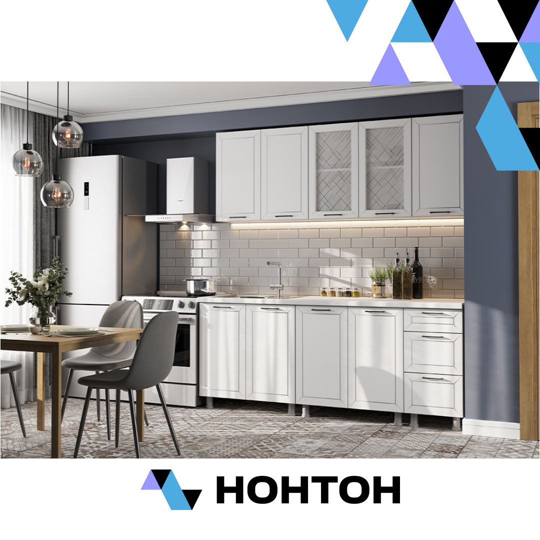 Кухня Фрея 2.0 м белый / бланж