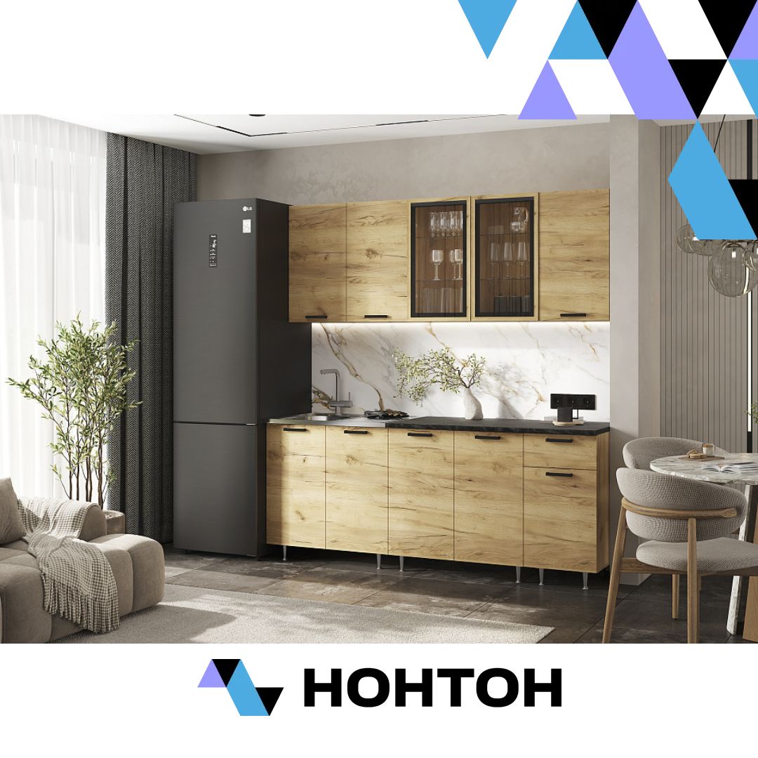 Кухня Рио New №1 2.0 м дуб крафт