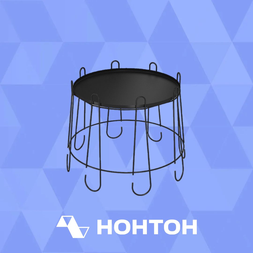 Стол журнальный SHT-CT6-2 черный муар