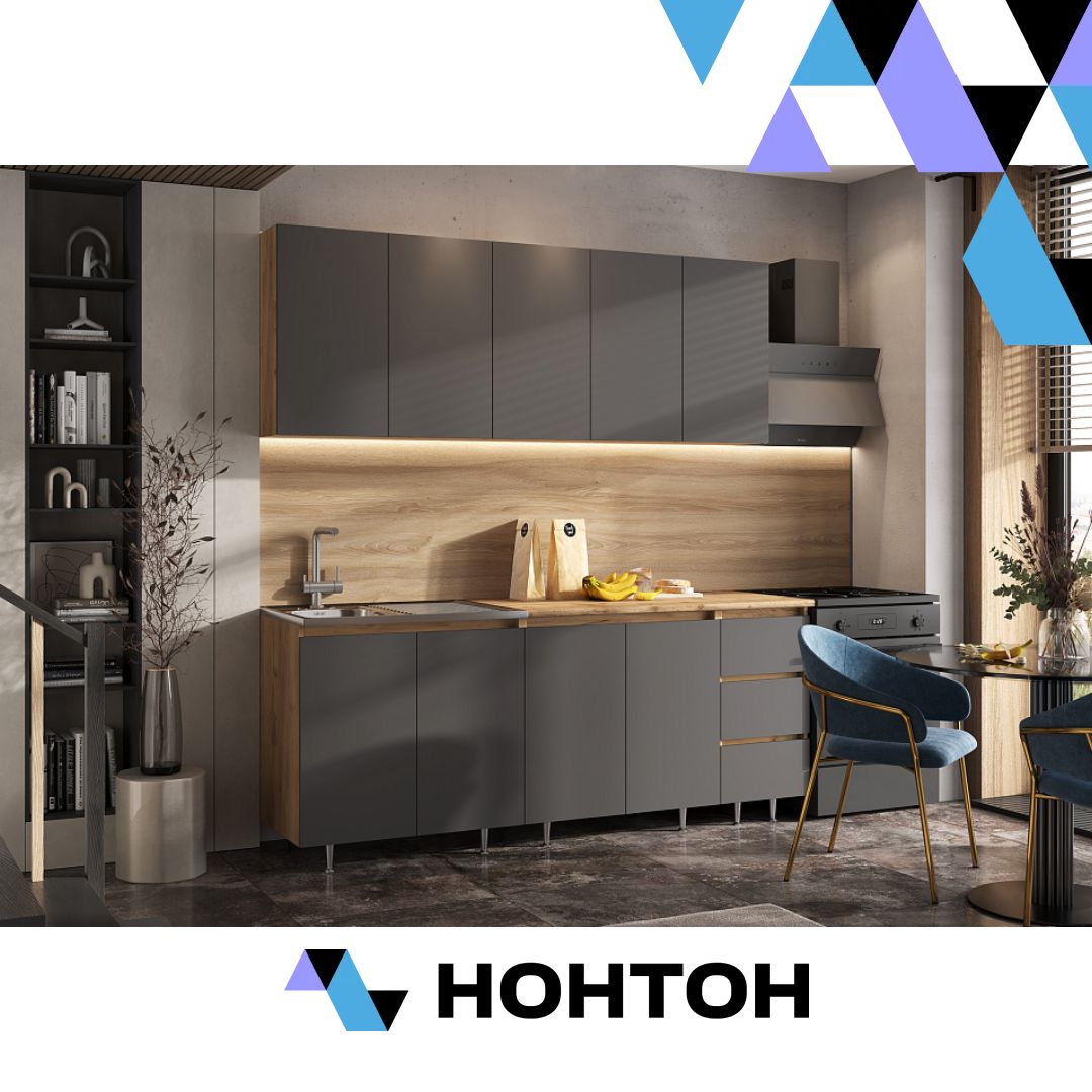 Кухня Челси 2.0 м графит