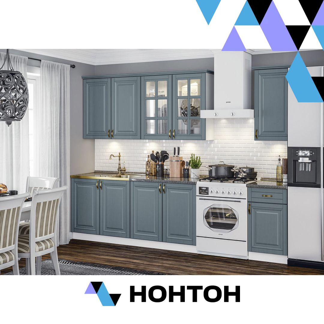 Кухня Престиж №3 2.0 м браш блю